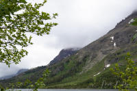 Base of Rising Wolf Mtn at Two Medicine Lake